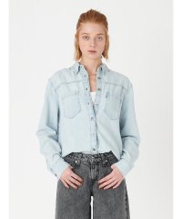 Levi's/SILVERTAB（TM） デニムシャツ ライトインディゴ PLOT TWIST/505457414