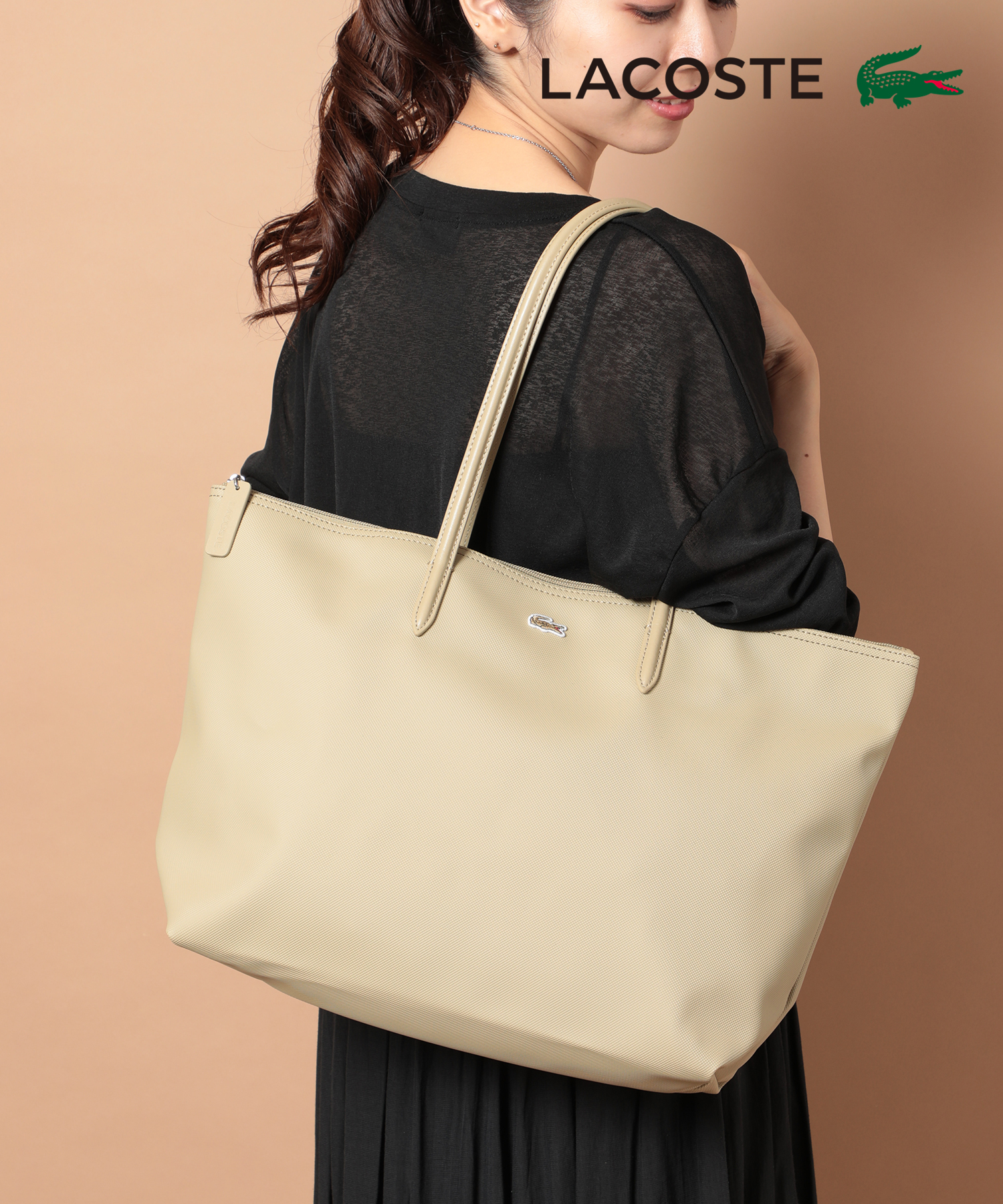 ラコステ LACOSTE ◎A4・PC 収納可能◎【LACOSTE / ラコステ】L ラコステ LACOSTE ◎A4・PC 収納可能◎【LACOSTE / ラコステ】L