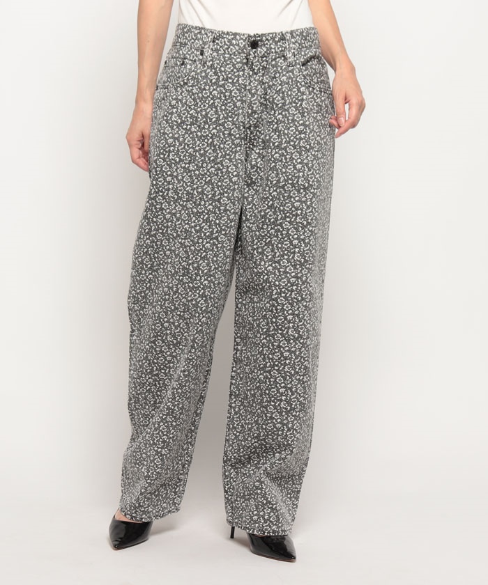 セール】WELLTHREAD(R) BAGGY DAD ブラック MOONFLOWER