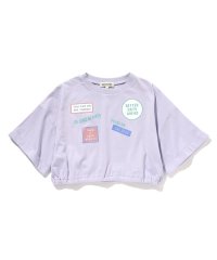 SHOO・LA・RUE(Kids) /【110－140cm】ショート丈ワッペンTシャツ/505458818