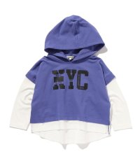 SHOO・LA・RUE(Kids) /【110－140cm】フードベストドッキングロンT/505458819