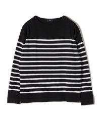 SHIPS WOMEN/Primary NavyLabel:〈手洗い可能〉スヴィン ボーダー ボートネック ニット 23AW/505458986