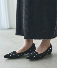 ALUNE SEVEN TWELVE THIRTY/アルネ セヴン トゥエルヴ サーティ ALUNE SEVEN TWELVE THIRTY クリスタルビジューフラットパンプス/505459060