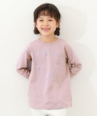 devirock/デビラボ プリント長袖チュニック 子供服 キッズ 女の子 トップス 長袖Tシャツ ロンT 綿100%/505459069