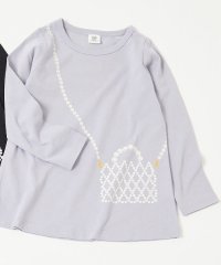 devirock/デビラボ プリント長袖チュニック 子供服 キッズ 女の子 トップス 長袖Tシャツ ロンT 綿100%/505459069