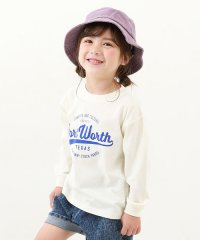 devirock/デビラボ プリント袖リブ長袖Tシャツ 子供服 キッズ ベビー 男の子 女の子 長袖Tシャツ ロンT /505459072