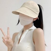 miniministore/キャップ UVケア帽子 マスク掛け付き/505460314