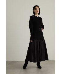 JILL STUART/ローンワッシャードッキングニットワンピース/505461913