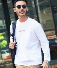 JIGGYS SHOP/オーガビッツ コットン マルチプリントロンT / ロンT メンズ Tシャツ 長袖 カットソー ロンティー おしゃれ クルーネック/504847755