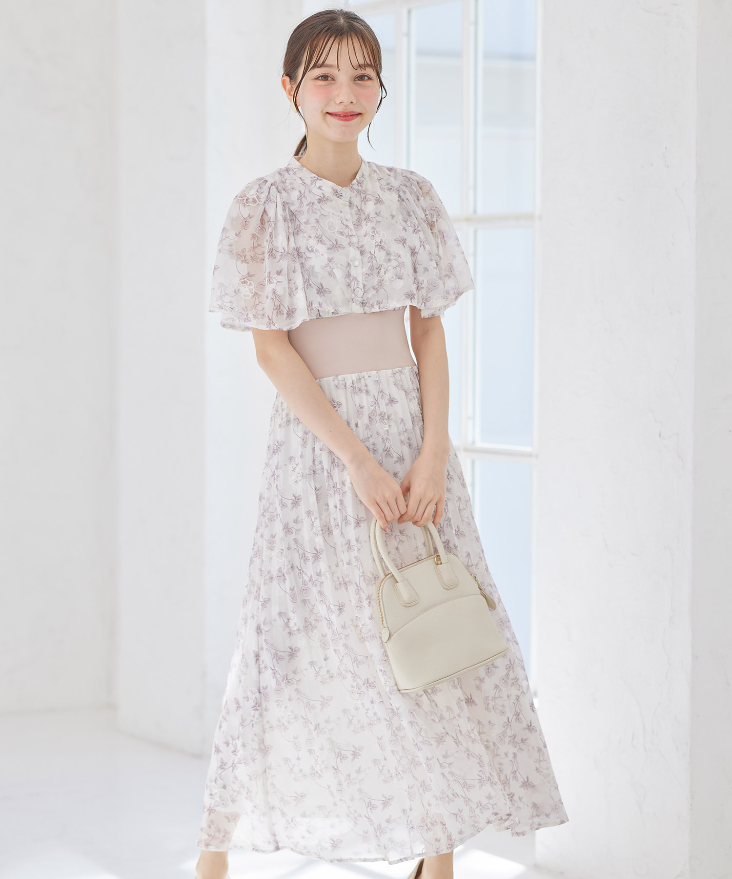 2024新入荷 フラワー刺繍×フラワージャガード×フラワープリントウエストリブ テーブル・チェア・ハンモック