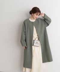 N Natural Beauty Basic/ビーバーメルトンノーカラーコート《S Size Line》《WEB限定商品》/505464775