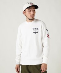 AVIREX/NAVAL L/S WAFFLE T－SHIRT/505464800