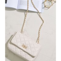 GLACIER/ハニーズ Honeys フラップショルダーバッグ 鞄 バッグ ショルダーバッグ フェイクレザー キルティング コンパクト レディース/505465016