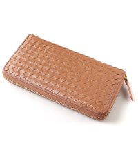 KAZZU SELECT/カッズセレクト KAZZU SELECT 長財布 メンズ レディース 本革 羊革 大容量 シープメッシュ 柔らかい ラウンドファスナー ロングウォレット Eー0/505465224