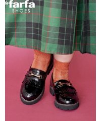 Re-J＆SUPURE/【la farfa SHOES/ラ・ファーファシューズ】タッセル付き厚底ビットローファー/505465254