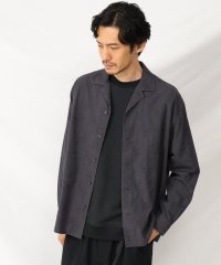 TAKEO KIKUCHI/フラワー 刺繍 オープンカラー シャツ/505465279