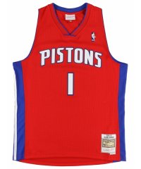 Mitchell & Ness/アレン・アイバーソン ピストンズ オルタネイト スイングマンジャージ 2008－09 DETROIT PISTONS SW－Jersey － Allen Ive/505465899