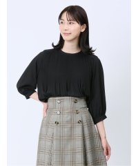 m.f.editorial/エアリー 7分袖プルオーバーブラウス レディース 半袖 シャツ カットソー トップス ブラウス カジュアル インナー ビジネス ギフト プレゼント/505466076