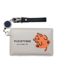 cinemacollection/シネマコレクション cinemacollection MUZIK TIGER ムジークタイガー 定期入れ パスケース リール付き WH 森本本店 ICカードケー/505466100