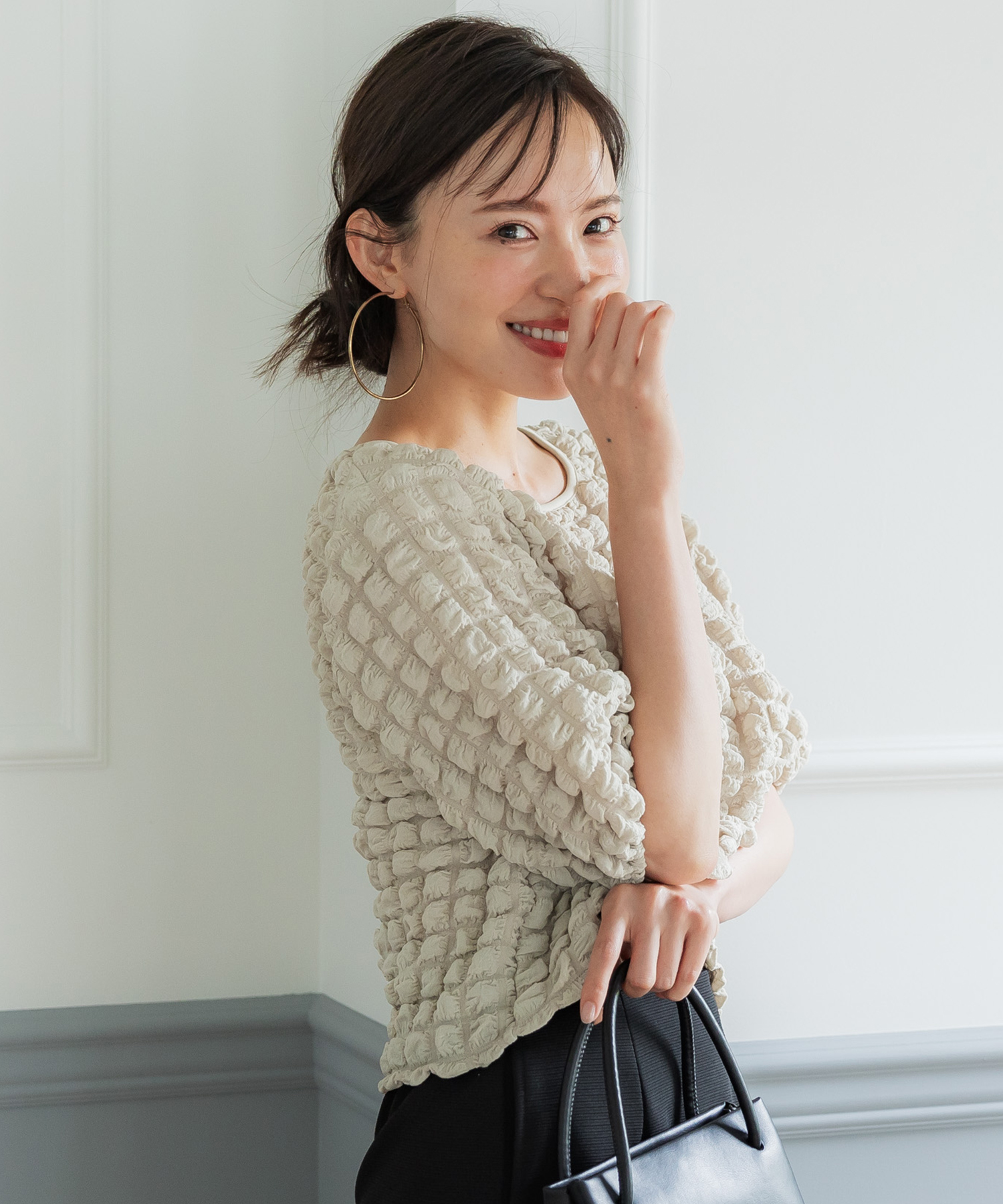 ◇KOKO◇EFFE BEAMS パフスリーブ5分丈トップス ◇KOKO様専用◇EFFE BEAMS パフスリーブ5分丈トップス - メルカリ