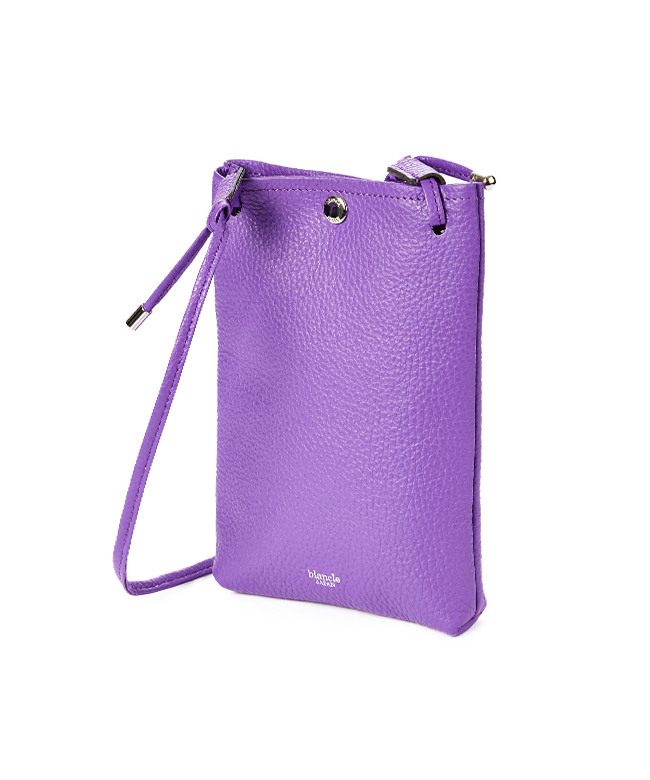 ブランクレ　blancle Japan パープル　レザー　エコバッグ　革カバン ブランクレ blancle ブランクレ トートバッグ ミニトートバッグ