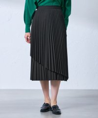 CAST：/【NAVY】【オンでもオフでも活躍】ウールライクプリーツスカート/505371656