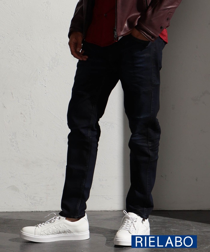 新品！NICOLE CLUB FOR MEN インディゴパンツ 46 ニコルクラブ フォーメン デニムパンツ インディゴ 濃紺 サイズM