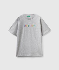 BENETTON (UNITED COLORS OF BENETTON BOYS)/キッズカラフルロゴ刺繍半袖Tシャツ・カットソーB/505450484