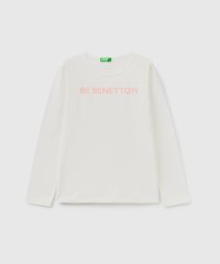 BENETTON (UNITED COLORS OF BENETTON GIRLS)/キッズベーシックロゴプリント長袖Tシャツ・カットソーG/505459146