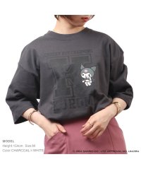 Sanrio characters/クロミ  Tシャツ 半袖 ドロップショルダー トップス プリント B－ホワイトxDパープル M/505469233