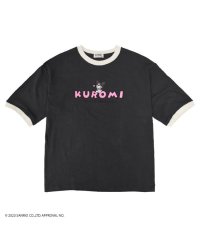 Sanrio characters/サンリオ Sanrio クロミ サンリオ Tシャツ 半袖 リンガーネック トップス ドロップショルダー プリント sanrio/505469237