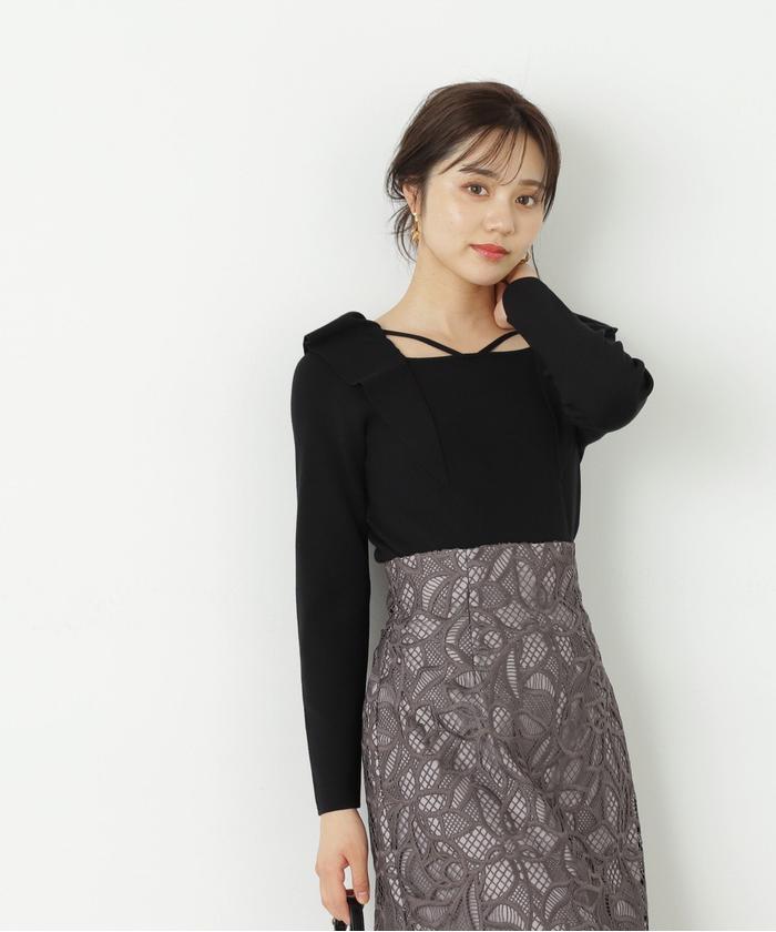 セール 30%OFF】ラッフルニット(505469745) | プロポーション