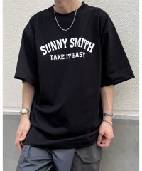 SUNNY SMITH/カレッジ風ロゴ スーパーヘヴィーウェイトTシャツ/505469944