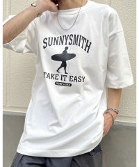 SUNNY SMITH/アーチロゴ 11.6オンスウルトラヘヴィーウェイトTシャツ/505469945