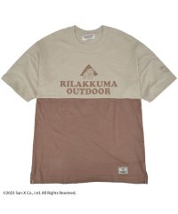 RIRAKKUMA/リラックマ アウトドア ドロップショルダー Tシャツ 半袖 Rilakkuma/505471106