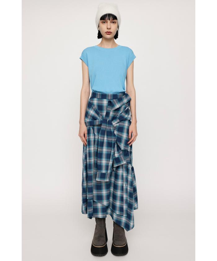 SLY DAMAGE FLANNEL 2WAY スカート DAMAGE FLANNEL 2WAY スカート(505471428) | スライ(SLY) - d