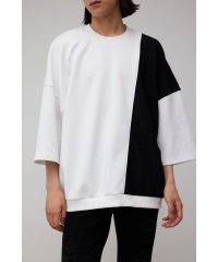 AZUL by moussy/ワッフル切り替えパイピングトップス/505471527