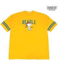  PEANUTS/スヌーピー キングビッグ Tシャツ 半袖 七分袖 春夏 PEANUTS/505472356