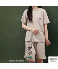  PEANUTS/スヌーピー Tシャツ パンツ 上下 セット 半袖 巾着 プリント トップス ボトムス 部屋着 パジャマ SNOOPY PEANUTS/505472815