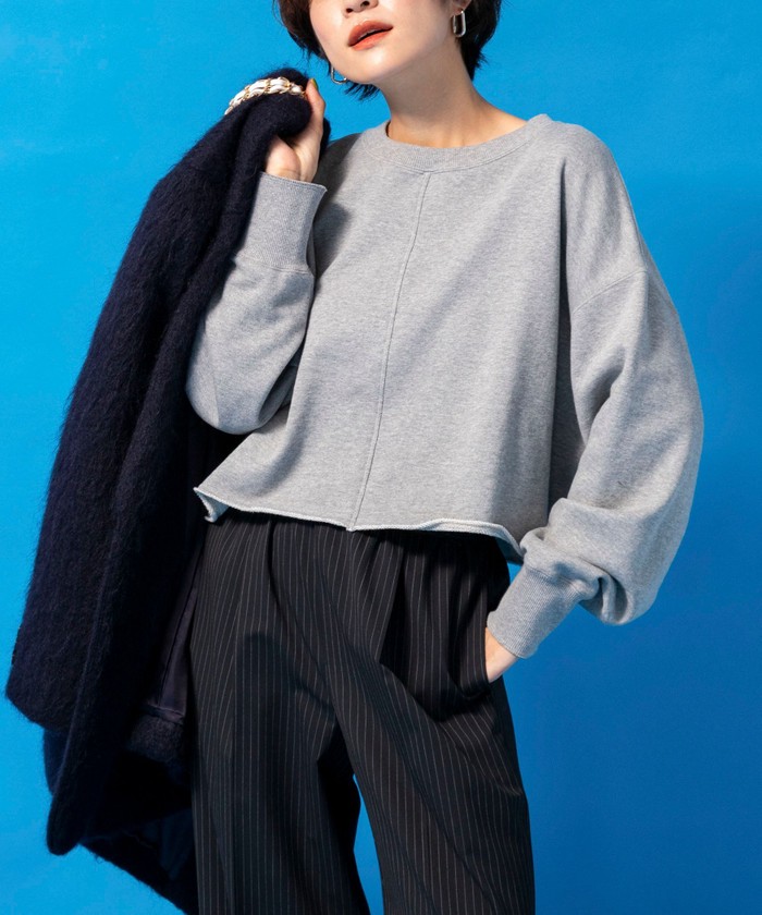 【未使用】2nd NOLLEY'Sスエット クーポン】【セール 40%OFF】ショート丈裏毛スウェット