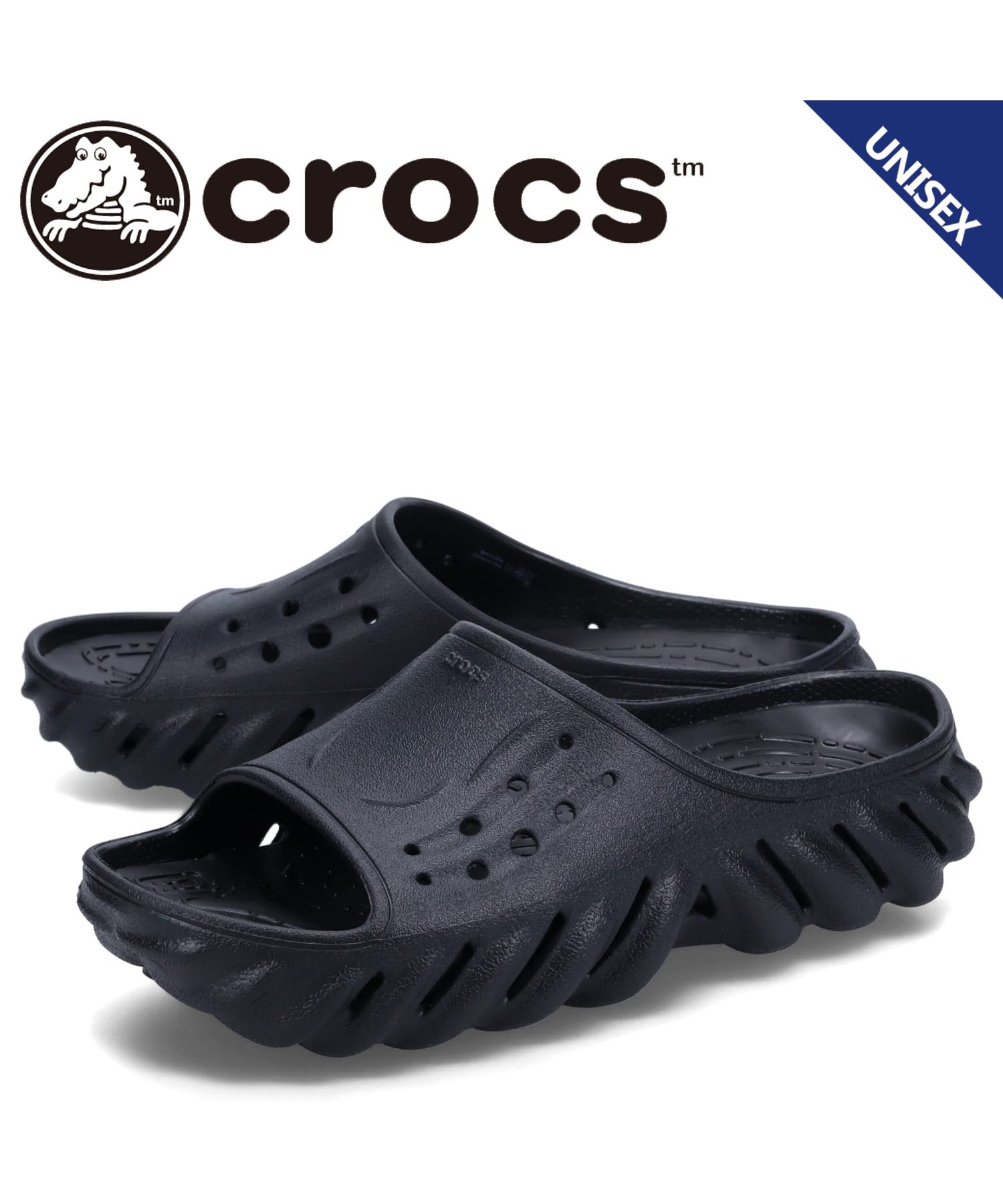 クロックス crocs サンダル エコー スライド メンズ レディース ECHO ...