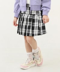 devirock/プリーツ ミニスカート(インナー付き) 子供服 キッズ 女の子 ボトムス スカート スカッツ 10分丈スカッツ チェック/505469969