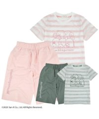 SUMIKKOGURASHI/キャラバスケット CharaBasket すみっコぐらし キッズ 子供服 半袖 セット ハーフパンツ ボーダー サンエックス Sanーx/505472968