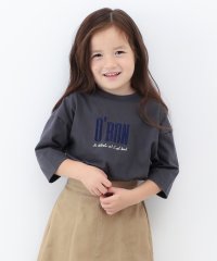 THE SHOP TK（KID）/【100－140】刺繍ロゴ七分Tシャツ/505474104