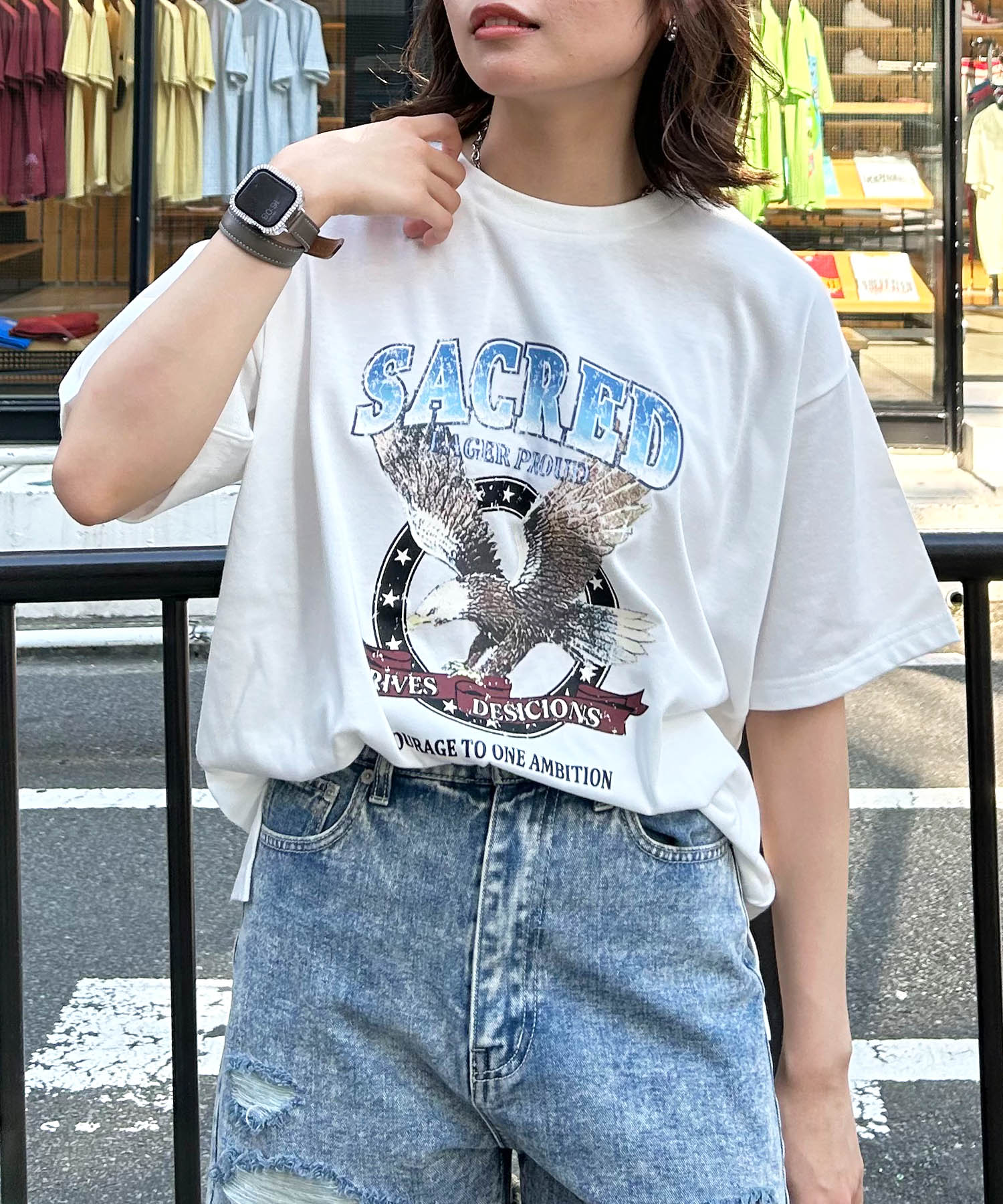 クーポン】イーグルロゴTシャツ (505467047) | イング(INGNI) - d fashion