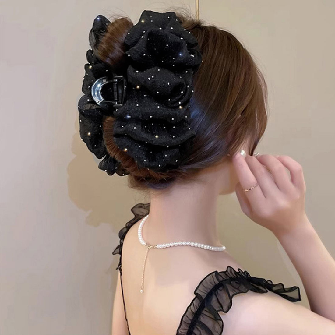 【コーデのアクセントに♪】エルメス Gabi ヘアーアクセサリー コーデのアクセントに♪】エルメス Gabi ヘアーアクセサリー