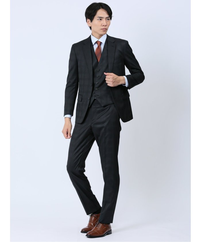 未使用品 DURBAN セットアップ シングルスーツ 2B M Y6 黒 imgrc0140089838.jpg