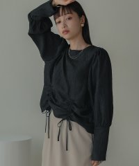Bab/バブ Bab ウエストドロストワッシャーサテンブラウス/505475505
