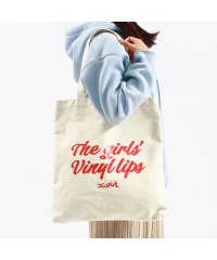 X-girl/エックスガール トートバッグ X－girl VINYL LIP FACE CANVAS TOTE BAG トート 持ち手 肩掛け 縦型 105232053005/505475617