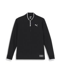 PUMA/メンズ ゴルフ ストレッチ クォータージップ ポロシャツ 長袖/505476952